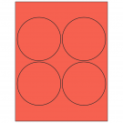 4" x 4"  Sheet Label