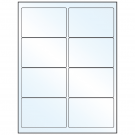 4" x 2.5"  Sheet Label