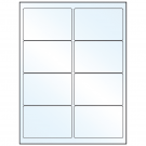 4" x 2.5"  Sheet Label