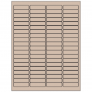 1.9375" x 0.5"  Sheet Label