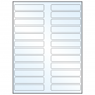 3.5" x 0.75"  Sheet Label