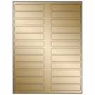 3.5" x 0.75"  Sheet Label