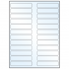 3.5" x 0.75"  Sheet Label