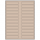 3.5" x 0.75"  Sheet Label