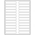 3.5" x 0.75"  Sheet Label