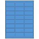 2.625" x 1.25"  Sheet Label