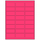 2.625" x 1.25"  Sheet Label