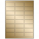 2.625" x 1.25"  Sheet Label