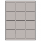 2.625" x 1.25"  Sheet Label