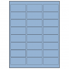 2.625" x 1.25"  Sheet Label