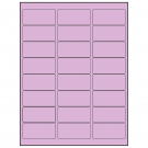 2.625" x 1.25"  Sheet Label