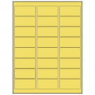 2.625" x 1.25"  Sheet Label