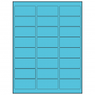 2.625" x 1.25"  Sheet Label