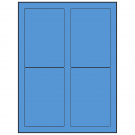 3.5" x 5"  Sheet Label