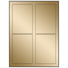 3.5" x 5"  Sheet Label