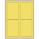 3.5" x 5"  Sheet Label