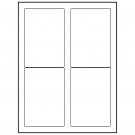 3.5" x 5"  Sheet Label