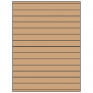 8.5" x 0.75"  Sheet Label