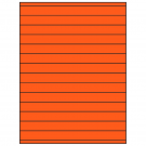 8.5" x 0.75"  Sheet Label