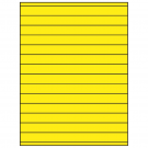 8.5" x 0.75"  Sheet Label