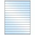 8.5" x 0.75"  Sheet Label