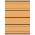 8.5" x 0.75"  Sheet Label