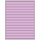 8.5" x 0.75"  Sheet Label