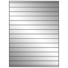 8.5" x 0.75"  Sheet Label