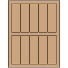 1.5" x 4.75"  Sheet Label