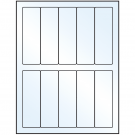 1.5" x 4.75"  Sheet Label