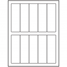 1.5" x 4.75"  Sheet Label