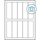 1.5" x 4.75"  Sheet Label