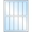1.5" x 4.75"  Sheet Label