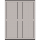 1.5" x 4.75"  Sheet Label