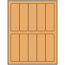 1.5" x 4.75"  Sheet Label