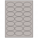 2.5" x 1.375"  Sheet Label