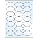 2.5" x 1.375"  Sheet Label