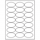 2.5" x 1.375"  Sheet Label