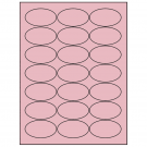 2.5" x 1.375"  Sheet Label