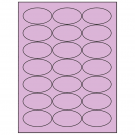 2.5" x 1.375"  Sheet Label