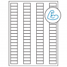 1.125" x 0.5"  Sheet Label