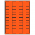 1.125" x 0.5"  Sheet Label