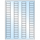 1.125" x 0.5"  Sheet Label