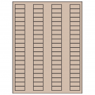 1.125" x 0.5"  Sheet Label