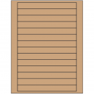 7" x 0.75"  Sheet Label