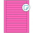 7" x 0.75"  Sheet Label