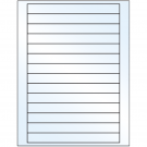 7" x 0.75"  Sheet Label