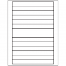 7" x 0.75"  Sheet Label