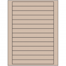 7" x 0.75"  Sheet Label