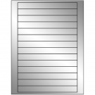 7" x 0.75"  Sheet Label